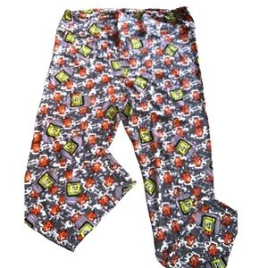 Lularoe TC 2 poison apple Halloween leggings. new! From‎ OG designer Patrick.
